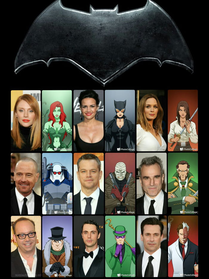 My DCEU FANCAST #4; Batman's Rogue Gallery - 9GAG