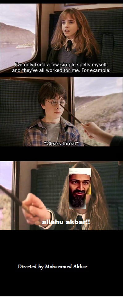 The almighty spell! - Harry Potter Memes