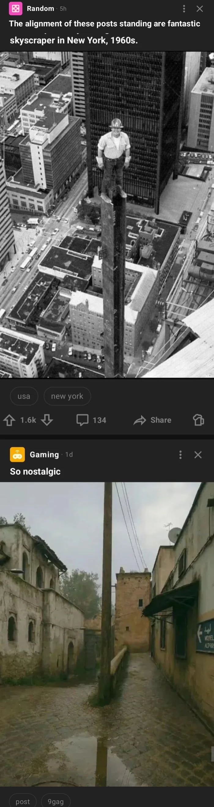 This post about the alignment of posts between two sequential posts is ...