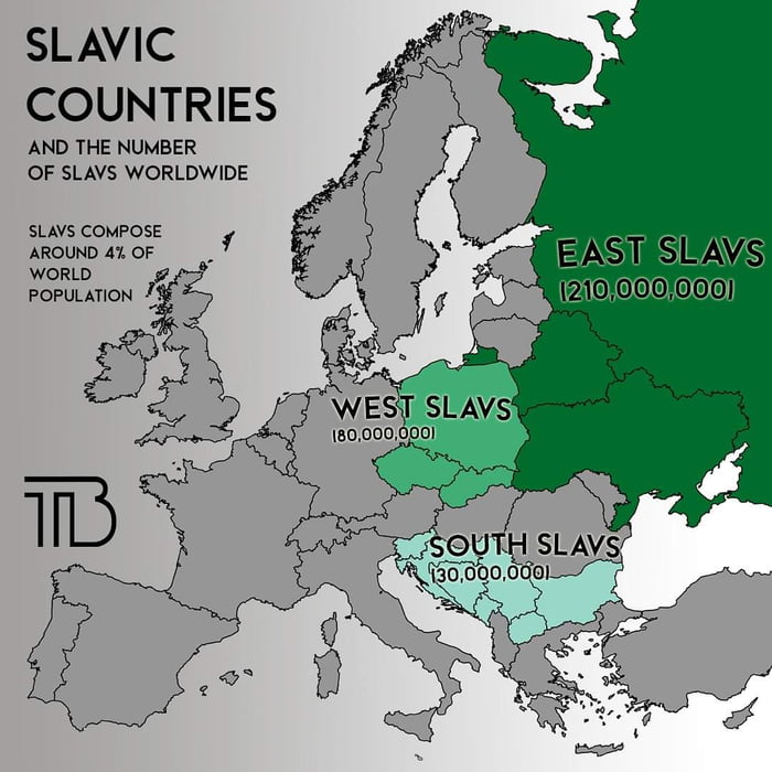 Slavic countries in Europe - 9GAG