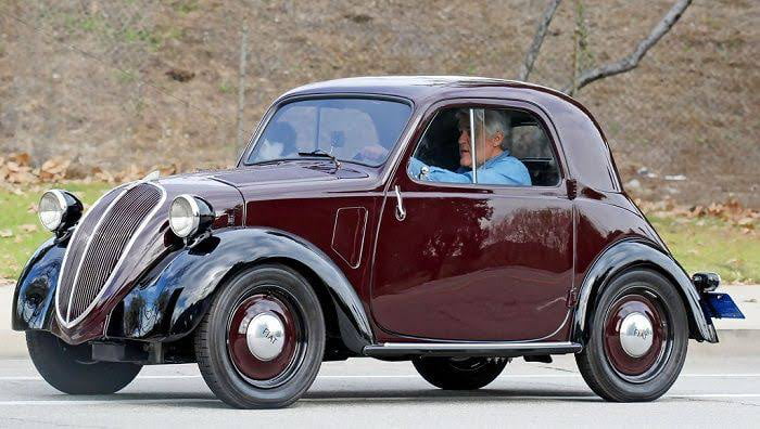 Jay Leno in 1937 Fiat 500 Topolino - 9GAG