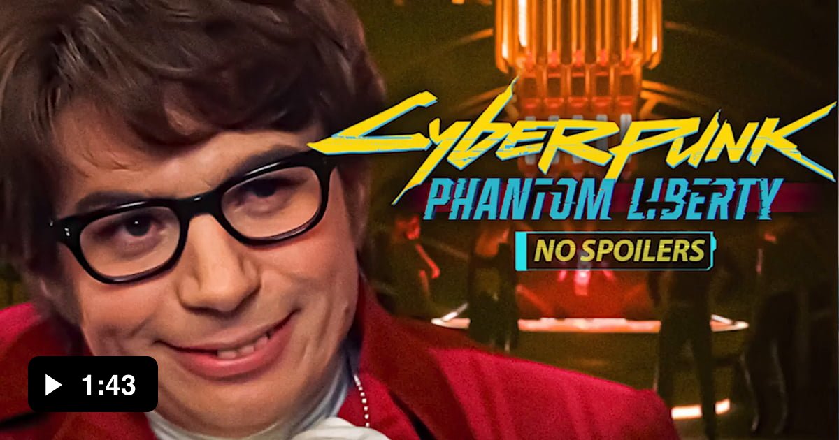 Austin Powers In Cyberpunk Phantom Liberty Gag