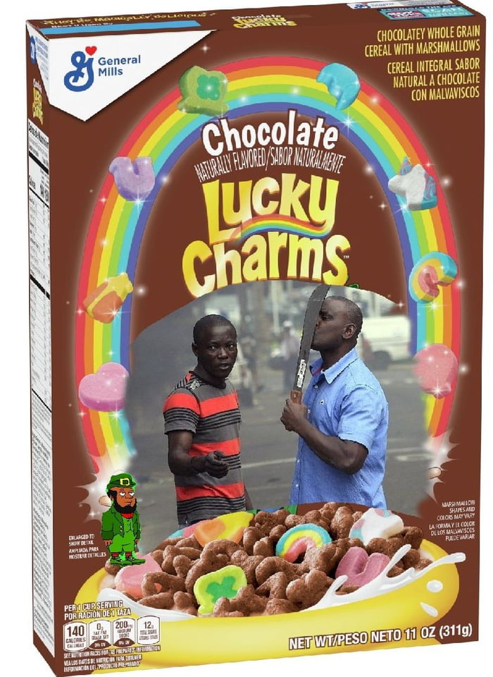 Ireland's Non Limited edition...St. Patrick's Day Lucky Charms cereal. (Non real..is just a joke