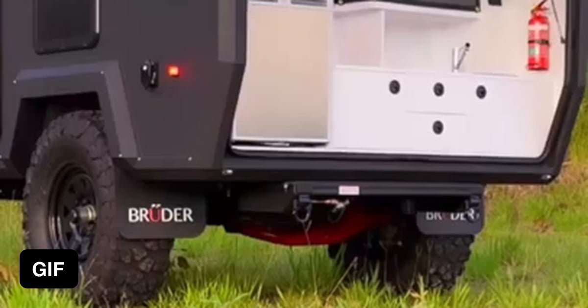 This Trailer Is Perfect For Camping The Bruder Exp Stealth Edition