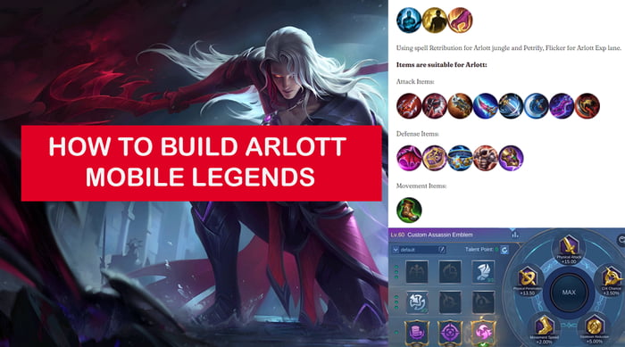 How to build Arlott in Mobile Legends ? - 9GAG