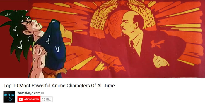 Vladimir Lenin, the strongest anime character of all time - 9GAG