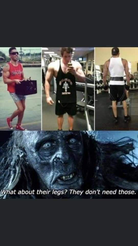 Never Skip Leg Day Gag