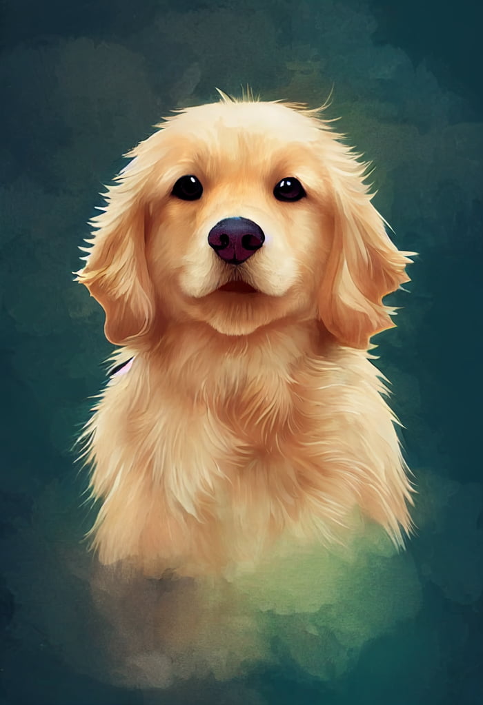 Fact Or Fiction  Golden Retriever Cartoon Drawing HD Png Download  vhv