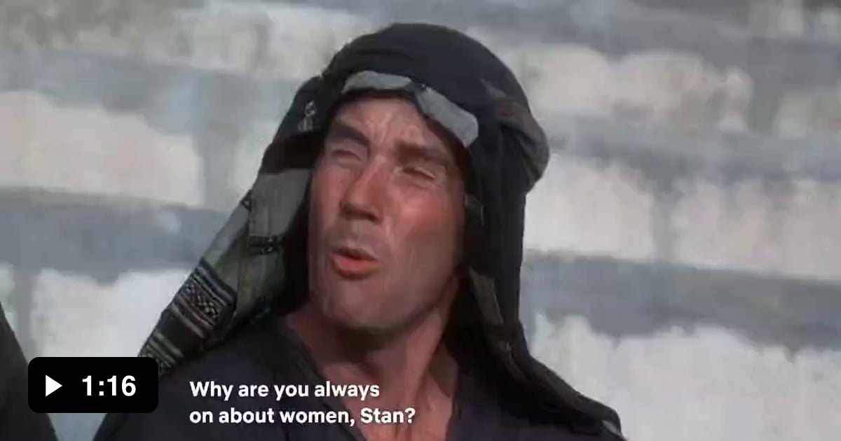 This was released in 1979 (Monty Python's Life of Brian) 1:16 - 9GAG