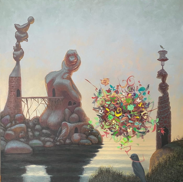 A little painting I did a couple of weeks back. - 9GAG