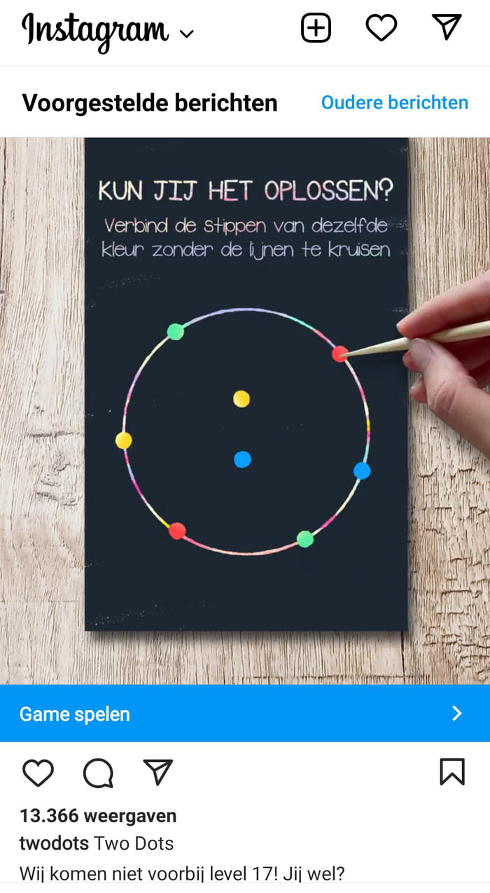 This Unsolvable Puzzle Game Ad Where You Have To Connect The Dots 