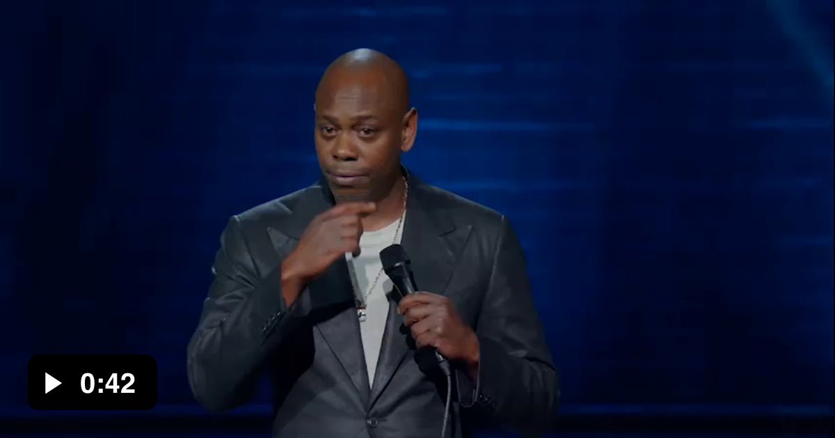 Dave Chappelle solves the feminism movement - 9GAG