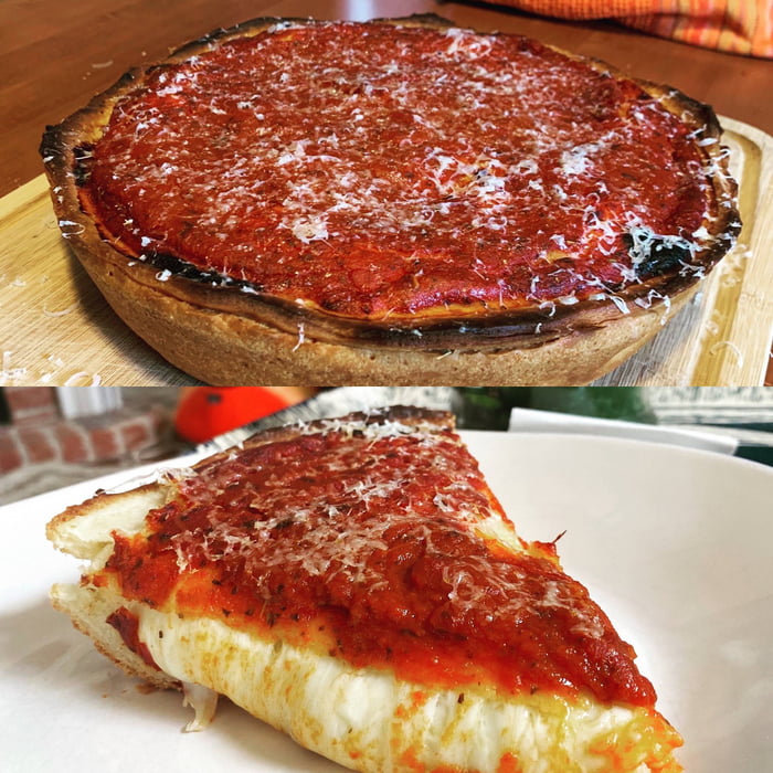 Chicago Deep Dish Pizza 9GAG