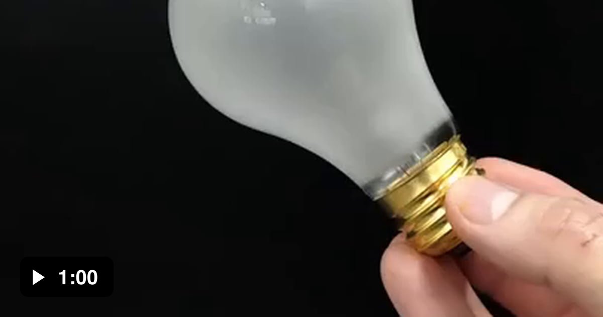 Light bulb vs liquid nitrogen 9GAG