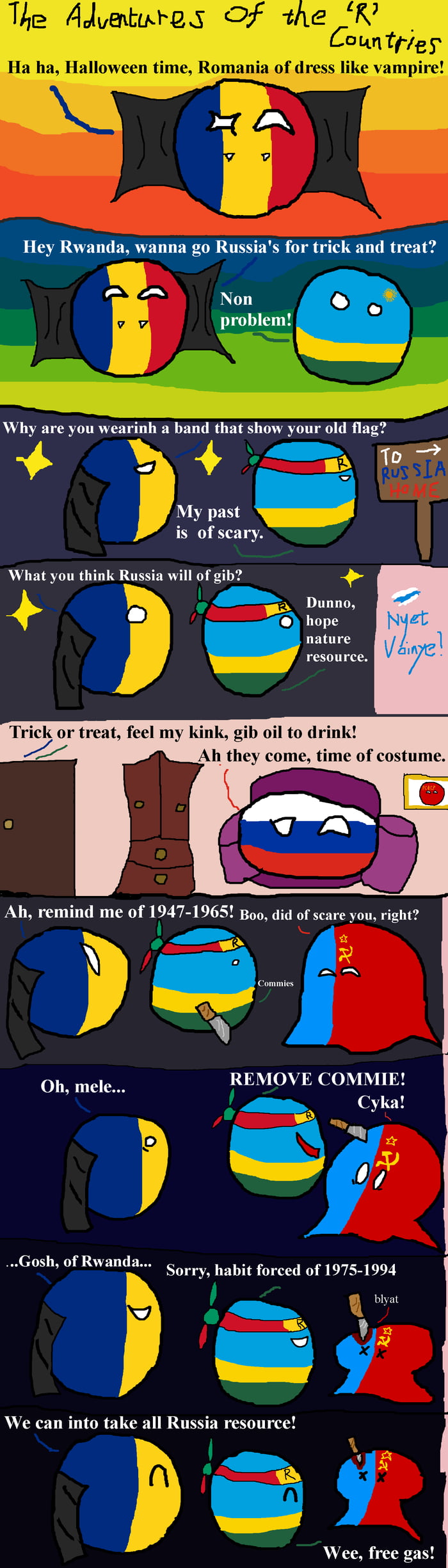 3 countries that with r