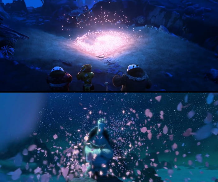 In Kung Fu Panda (2008), Shifu said the hardest part was cleaning up ...