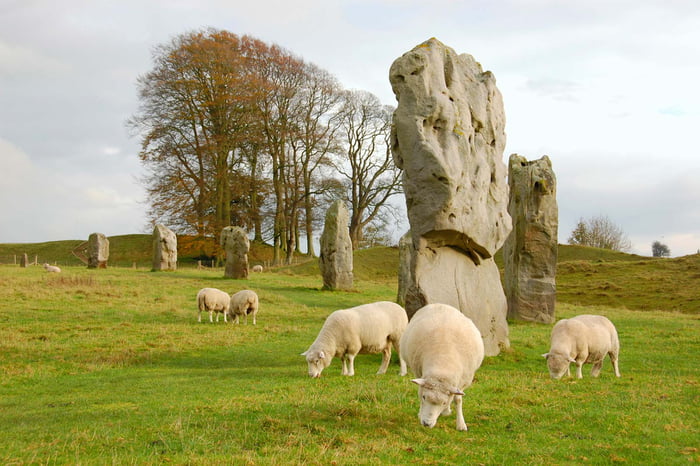 The ancient Avery standing stones in England which date back to the ...