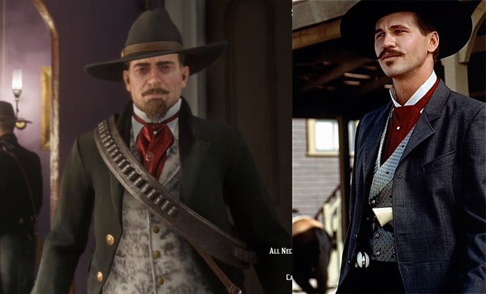 My Doc Holliday callback, complete with tuberculosis - 9GAG