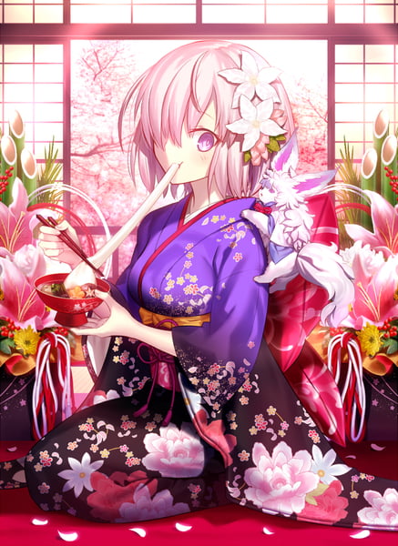 Mashu in a kimono (Fate/Grand Order) - 9GAG