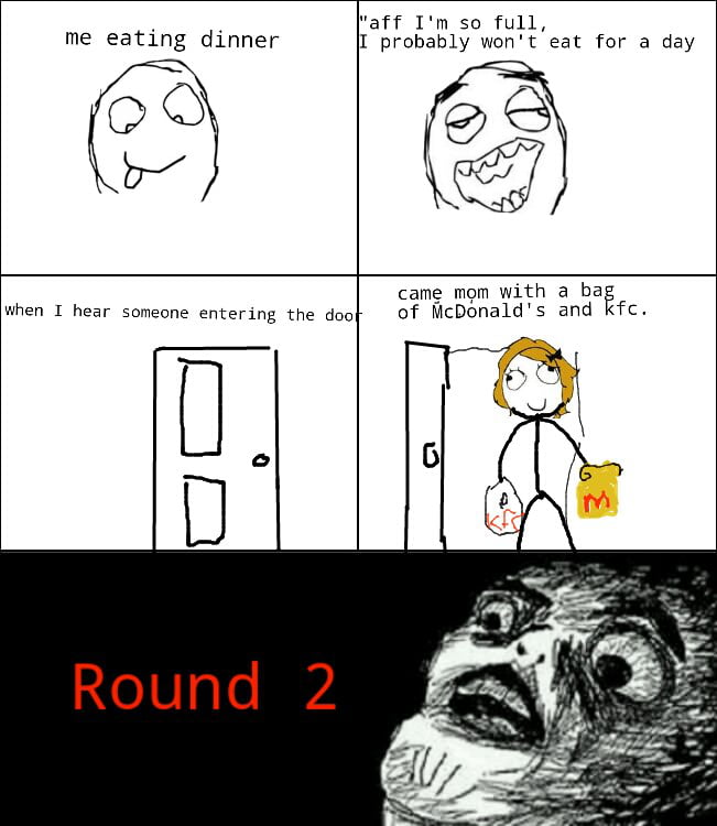 Aw Mom I Just Ate My Dinner 9GAG