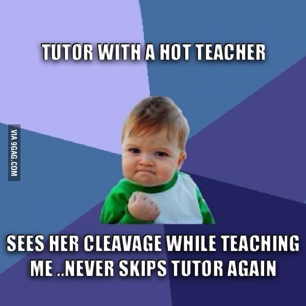 TUTOR BONER - 9GAG