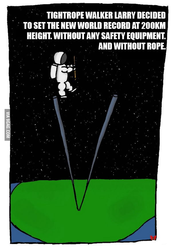 Tightrope walker - 9GAG