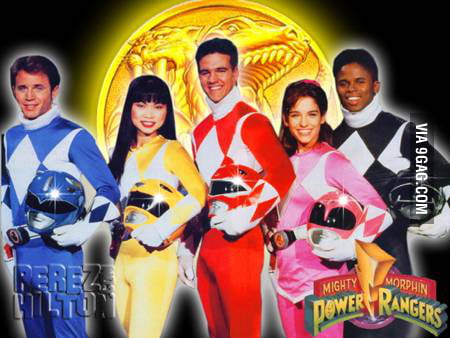 That awkward moment when you realize the Power Rangers were racist - 9GAG