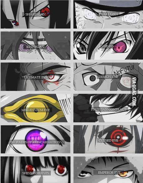 Powerful eyes on anime - 9GAG