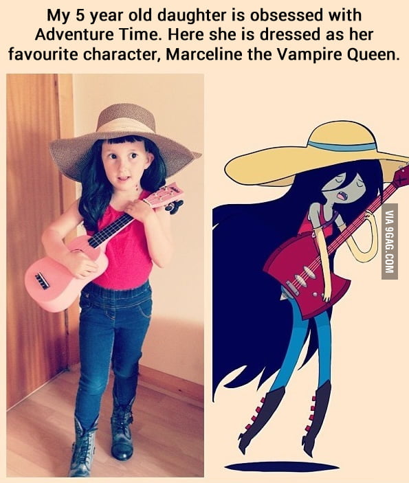 My 5yearold daughter is obsessed with Adventure Time... 9GAG