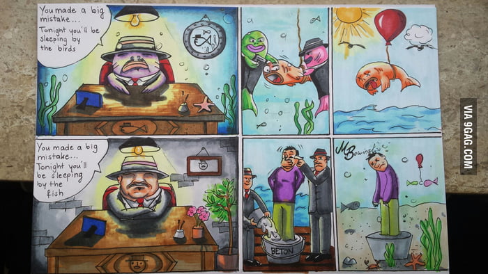 how mafia works under water 9gag how the mafia works
