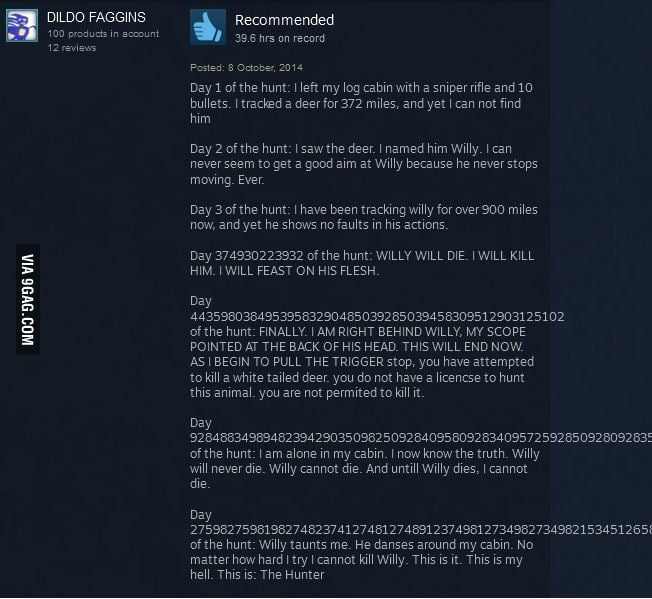 Funniest review I've ever read on steam!. Made me lol - 9GAG