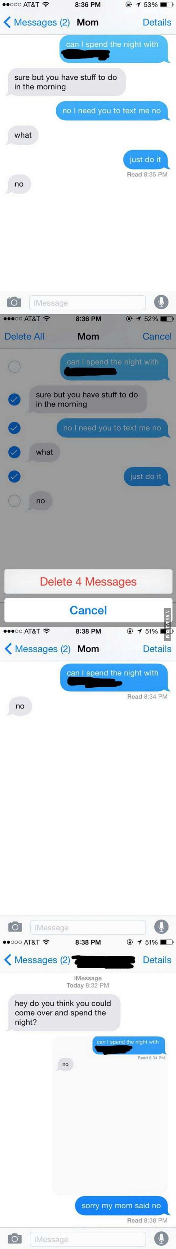 Mom Can I Spend The Night 9GAG Mom Can I Spend The Night 9GAG