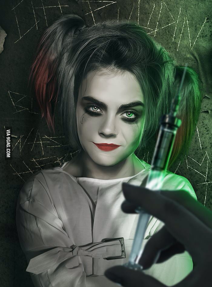 Cara Delivingne As Harley Quinn 9gag 