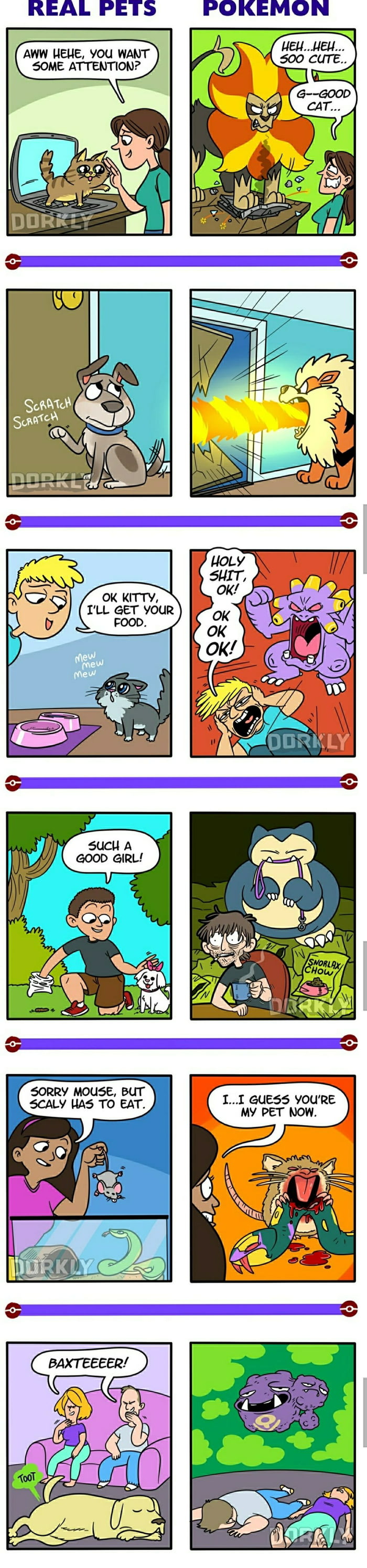 Normal Pet Behavior That Would Be Terrifying With Pokemon 9GAG