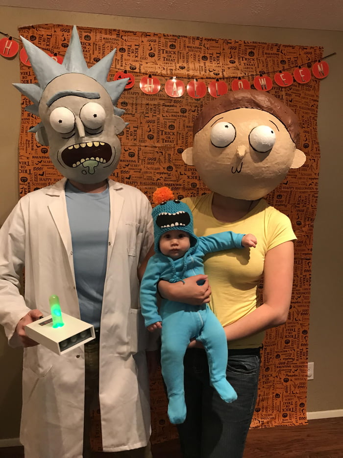 Did a Rick and Morty costume this year with the family. 