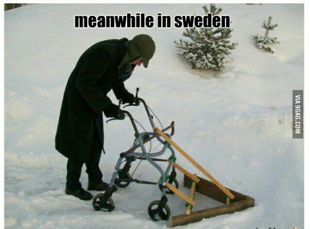 Meanwhile in Sweden - 9GAG