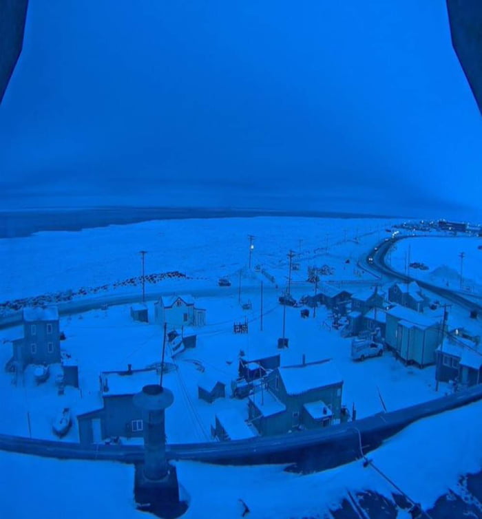 The sun set yesterday on Utqiagvik, Alaska and won't rise again until