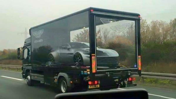 Aston Martin see-through truck - 9GAG