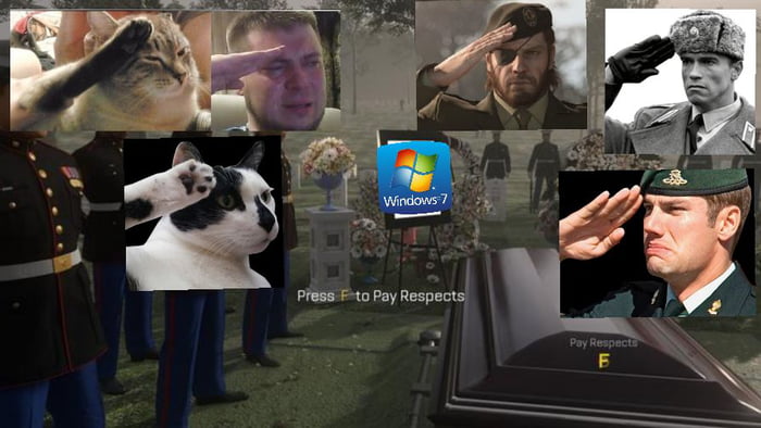 Goodbye my friend. Press F to pay respect. - 9GAG