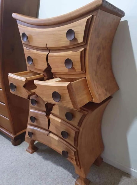 Retired Cabinet Maker Creates Surreal Furniture That Looks