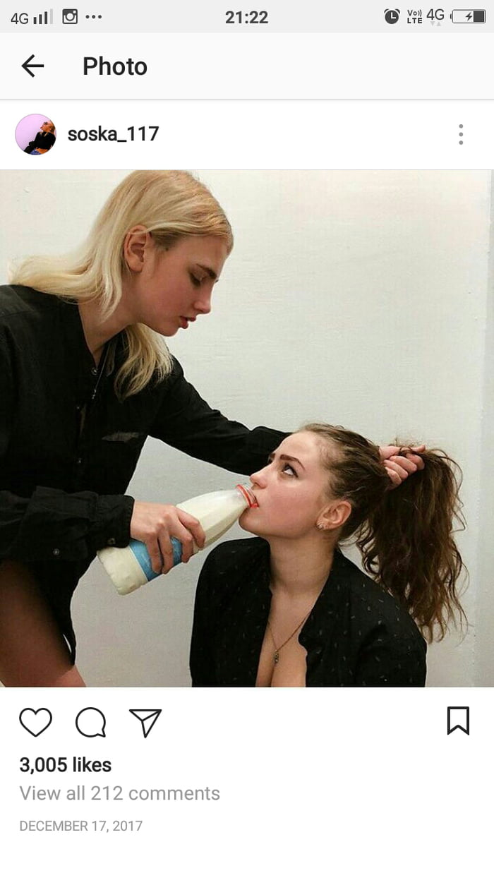 Forcing to drink milk meme