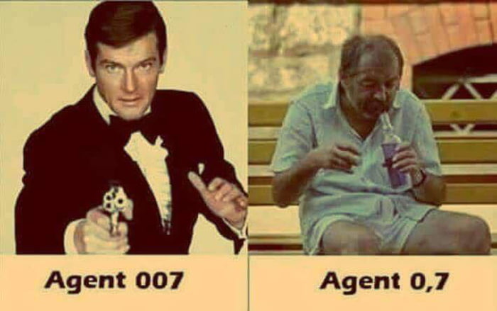 Who is better? 007 vs 0,7 - 9GAG