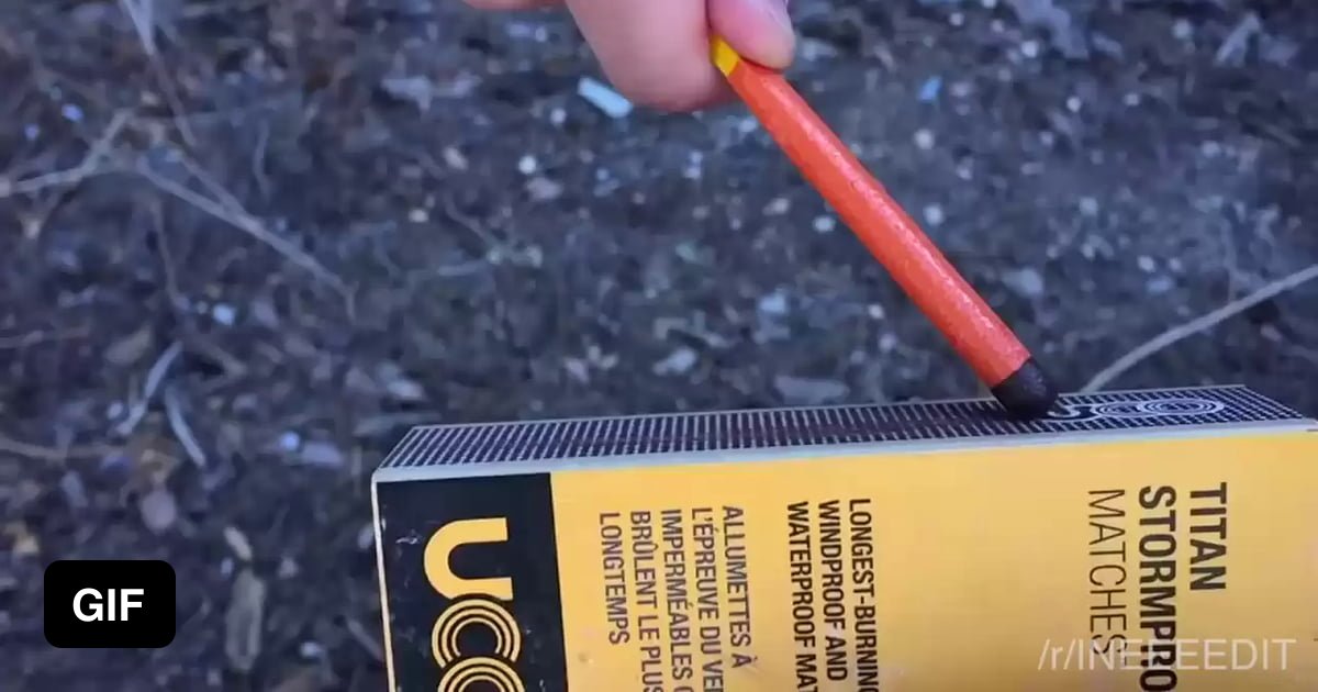 Matches that burn underwater 9GAG