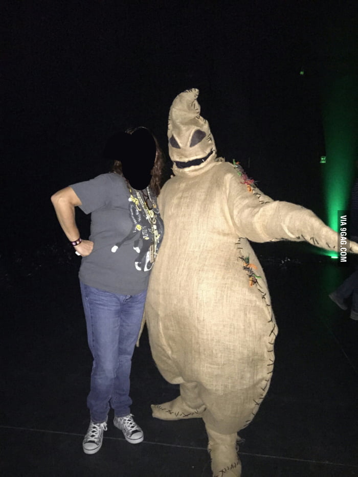 Awesome Oogie Boogie costume! 