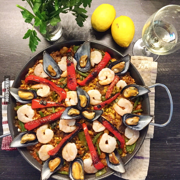 Homemade Paella 9GAG