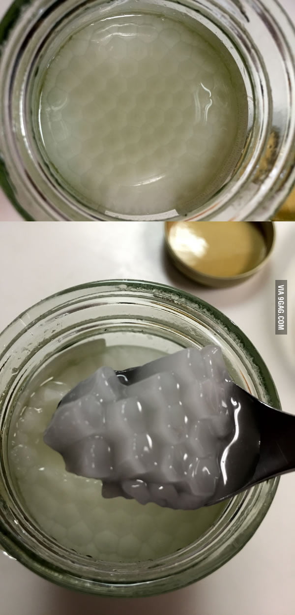 This coconut oil melted during a heat wave and later resolidified. Why
