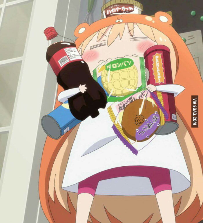 Watching anime all day! - 9GAG