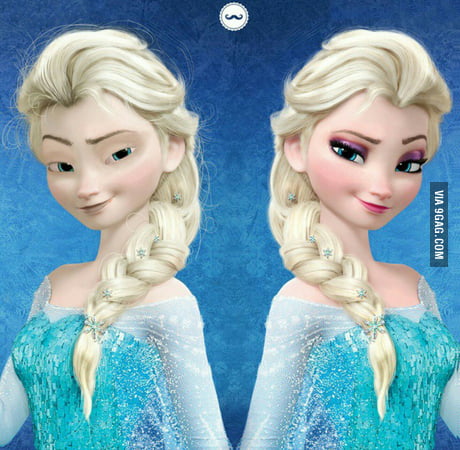 Elsa Without Makeup 9gag