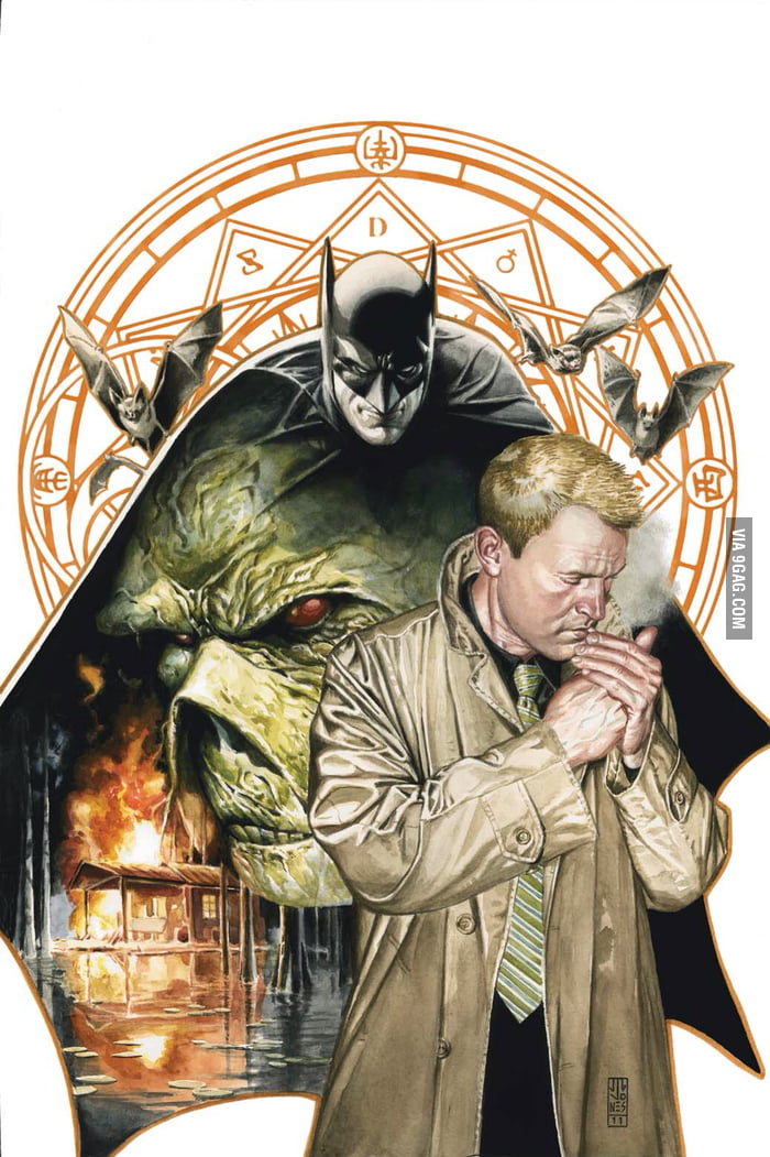 John Constantine vs. Batman: Who's more badass? - 9GAG