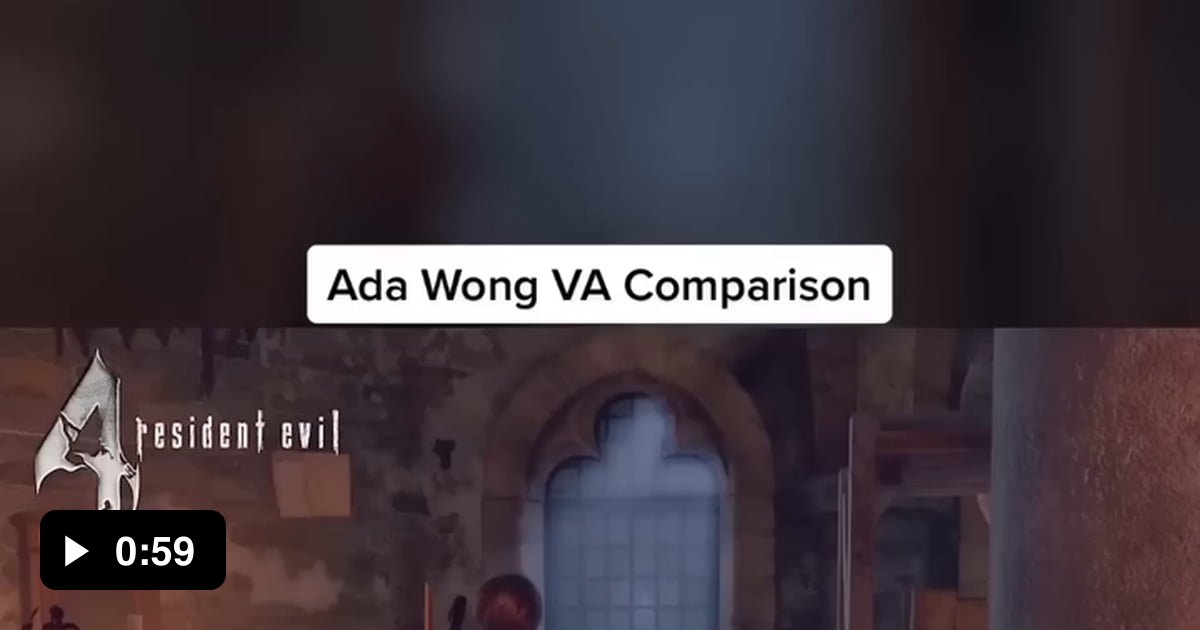 Ada Wong Voice Comparison Original Vs Remake 9GAG